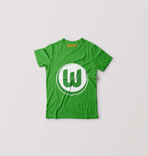 Load image into Gallery viewer, Wolfsburg Kids T-Shirt for Boy/Girl-Flag Green-Ektarfa.online
