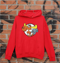 Load image into Gallery viewer, The Adventures of Rocky and Bullwinkle and Friends Unisex Hoodie for Men/Women-S(40 Inches)-Red-Ektarfa.online
