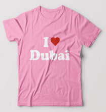 Load image into Gallery viewer, I Love Dubai T-Shirt for Men-Light Baby Pink-Ektarfa.online

