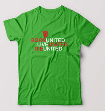 Load image into Gallery viewer, Born United Live United Die United T-Shirt for Men-Flag green-Ektarfa.online
