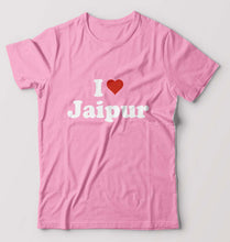 Load image into Gallery viewer, I Love Jaipur T-Shirt for Men-Light Baby Pink-Ektarfa.online
