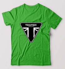 Load image into Gallery viewer, Triumph T-Shirt for Men-S(38 Inches)-flag green-Ektarfa.online
