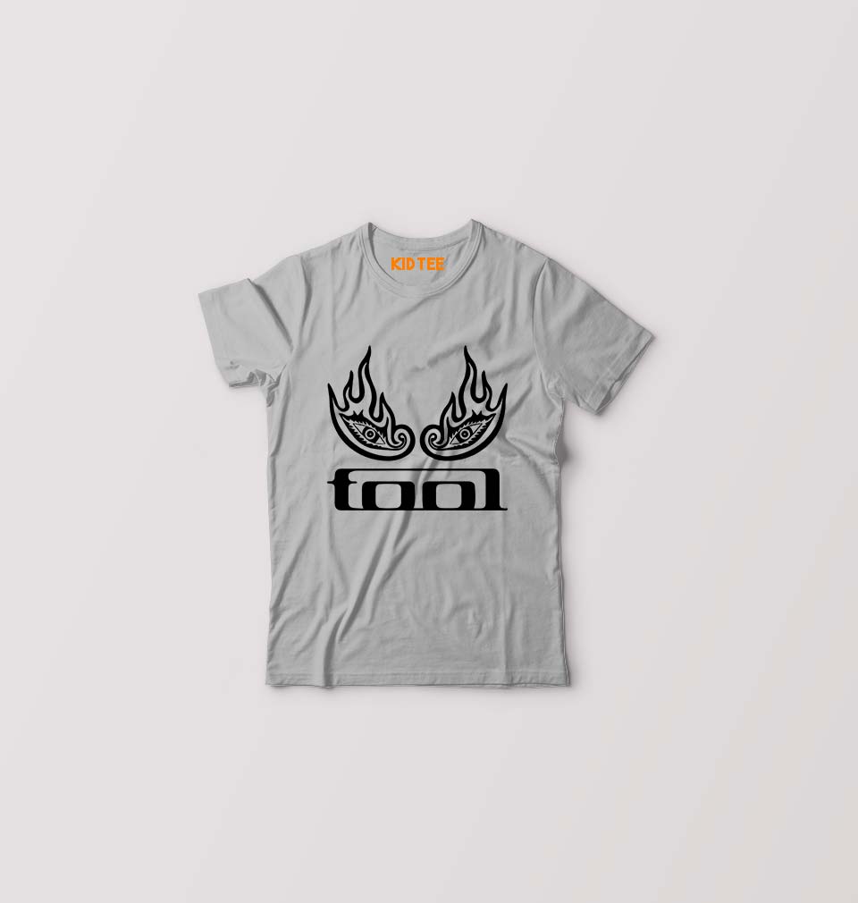 Tool Band Kids T-Shirt for Boy/Girl-Grey-Ektarfa.online