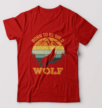 Load image into Gallery viewer, Wolf T-Shirt for Men-RED-Ektarfa.online
