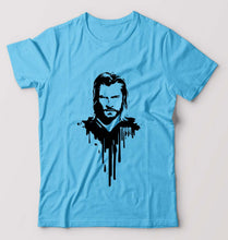 Load image into Gallery viewer, Thor Superhero T-Shirt for Men-Light Blue-Ektarfa.online
