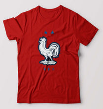 Load image into Gallery viewer, France Football T-Shirt for Men-Red-Ektarfa.online
