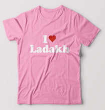 Load image into Gallery viewer, I Love Ladakh T-Shirt for Men-Light Baby Pink-Ektarfa.online
