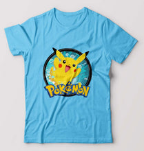 Load image into Gallery viewer, Pokémon T-Shirt for Men-Light Blue-Ektarfa.online
