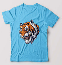 Load image into Gallery viewer, Tiger T-Shirt for Men-Light Blue-Ektarfa.online

