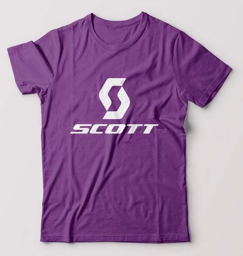 Scott Sports T-Shirt for Men-Purple-Ektarfa.online