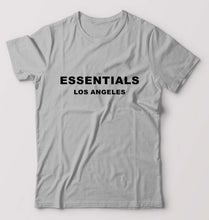 Load image into Gallery viewer, Essentials T-Shirt for Men-S(38 Inches)-Grey Melange-Ektarfa.online
