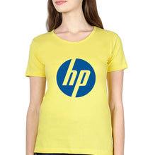Load image into Gallery viewer, Hewlett-Packard(HP) T-Shirt for Women-XS(32 Inches)-Yellow-Ektarfa.online

