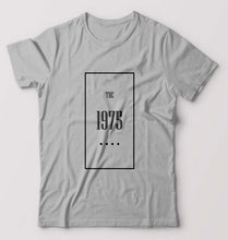 Load image into Gallery viewer, The 1975 T-Shirt for Men-S(38 Inches)-Grey Melange-Ektarfa.online
