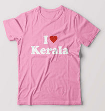 Load image into Gallery viewer, I Love Kerala T-Shirt for Men-Light Baby Pink-Ektarfa.online
