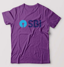 Load image into Gallery viewer, State Bank of India(SBI) T-Shirt for Men-S(38 Inches)-Purple-Ektarfa.online
