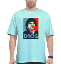 Load image into Gallery viewer, Diego Maradona Oversized T-Shirt for Men-Mint-Ektarfa.online
