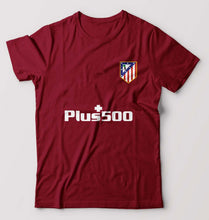 Load image into Gallery viewer, Atletico Madrid 2021-22 T-Shirt for Men-S(38 Inches)-Maroon-Ektarfa.online
