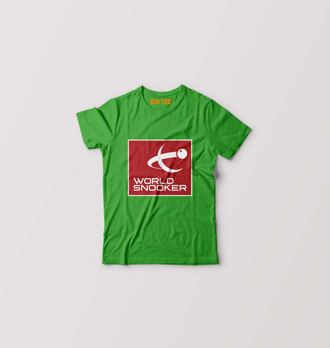 World Snooker (WST) Kids T-Shirt for Boy/Girl-Flag Green-Ektarfa.online