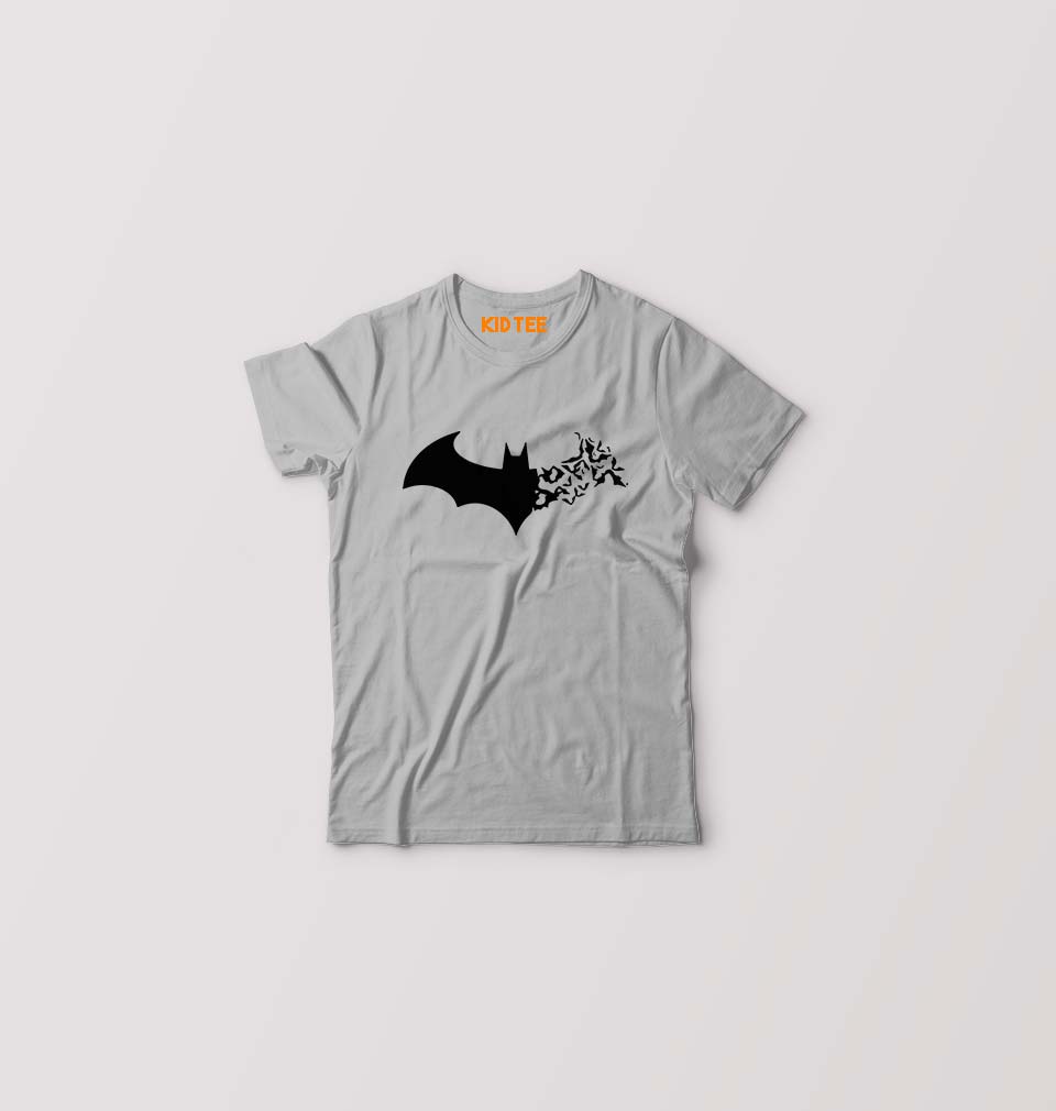 Batman Kids T-Shirt for Boy/Girl-Grey-Ektarfa.online