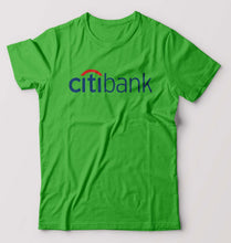 Load image into Gallery viewer, Citibank T-Shirt for Men-S(38 Inches)-flag green-Ektarfa.online
