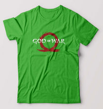 Load image into Gallery viewer, God of War T-Shirt for Men-S(38 Inches)-Flag Green-Ektarfa.online
