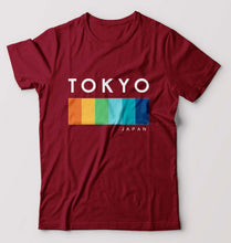 Load image into Gallery viewer, Tokyo Japan T-Shirt for Men-S(38 Inches)-Maroon-Ektarfa.online
