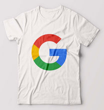 Load image into Gallery viewer, Google T-Shirt for Men-White-Ektarfa.online

