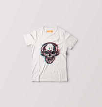 Load image into Gallery viewer, Skull Kids T-Shirt for Boy/Girl-White-Ektarfa.online
