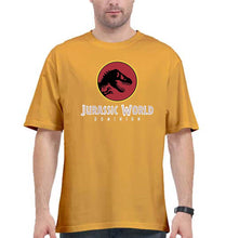 Load image into Gallery viewer, Jurassic World Oversized T-Shirt for Men-Golden Yellow-Ektarfa.online
