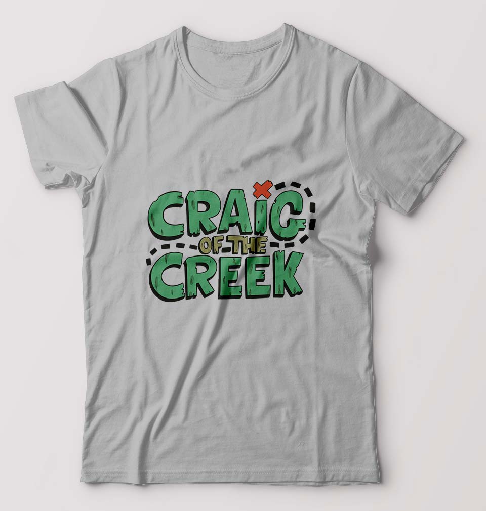 Craig of the Creek T-Shirt for Men-Grey Melange-Ektarfa.online