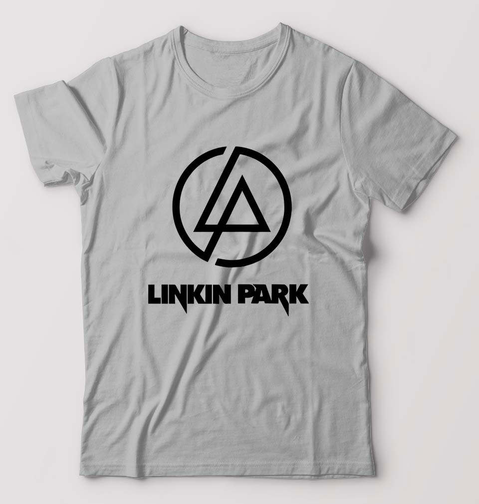 Linkin Park T-Shirt for Men-S(38 Inches)-Grey Melange-Ektarfa.online