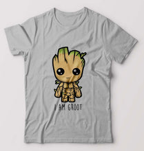 Load image into Gallery viewer, Groot T-Shirt for Men-S(38 Inches)-Grey Melange-Ektarfa.online
