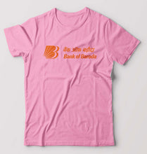 Load image into Gallery viewer, Bank of Baroda T-Shirt for Men-S(38 Inches)-Light Baby Pink-Ektarfa.online
