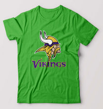 Load image into Gallery viewer, Vikings T-Shirt for Men-flag green-Ektarfa.online
