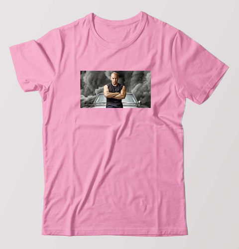 Fast X Vin Diesel T-Shirt for Men-Light Baby Pink-Ektarfa.online