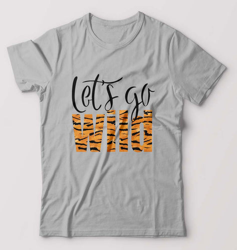 Lets Go Wild T-Shirt for Men-Grey Melange-Ektarfa.online