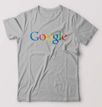 Load image into Gallery viewer, Google T-Shirt for Men-S(38 Inches)-Grey Malenge-Ektarfa.online
