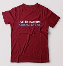Load image into Gallery viewer, Carrom T-Shirt for Men-Maroon-Ektarfa.online
