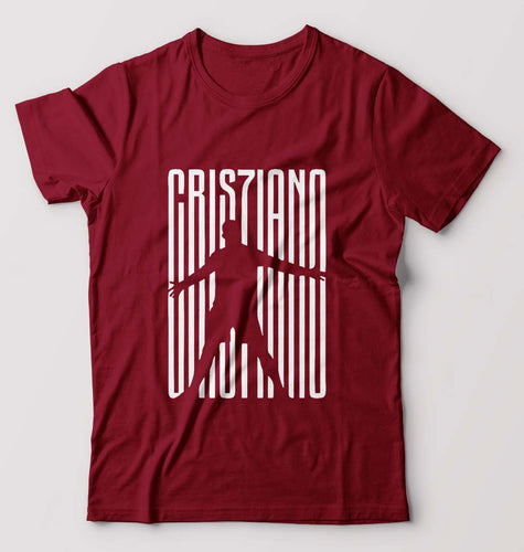 Cristiano Ronaldo CR7 T-Shirt for Men-Maroon-Ektarfa.online