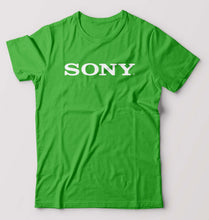 Load image into Gallery viewer, Sony T-Shirt for Men-S(38 Inches)-Flag Green-Ektarfa.online
