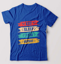 Load image into Gallery viewer, Fishing T-Shirt for Men-Royal Blue-Ektarfa.online
