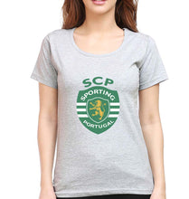 Load image into Gallery viewer, Sporting T-Shirt for Women-Grey Melange-Ektarfa.online
