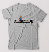 Load image into Gallery viewer, Minecraft T-Shirt for Men-Grey Melange-Ektarfa.online
