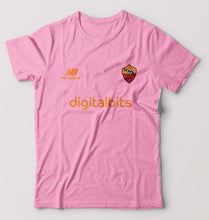 Load image into Gallery viewer, A.S. Roma 2021-22 T-Shirt for Men-S(38 Inches)-Light Baby Pink-Ektarfa.online
