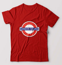 Load image into Gallery viewer, London Calling T-Shirt for Men-Red-Ektarfa.online
