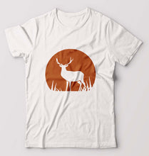 Load image into Gallery viewer, Deer T-Shirt for Men-White-Ektarfa.online
