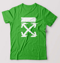Load image into Gallery viewer, Off White Tee T-Shirt for Men-Flag Green-Ektarfa.online
