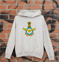 Load image into Gallery viewer, Indian Air Force Army Unisex Hoodie for Men/Women-S(40 Inches)-Grey Melange-Ektarfa.online
