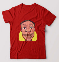 Load image into Gallery viewer, Khaby Lame T-Shirt for Men-S(38 Inches)-Red-Ektarfa.online
