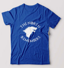 Load image into Gallery viewer, GOT Game Of Thrones North Remembers T-Shirt for Men-S(38 Inches)-Royal Blue-Ektarfa.online
